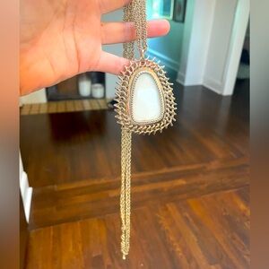 Kendra Scott white stone necklace